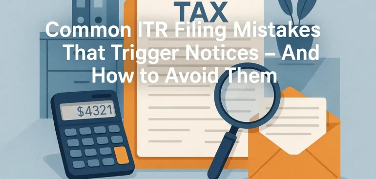 ITR Filing Mistakes That Trigger Notices