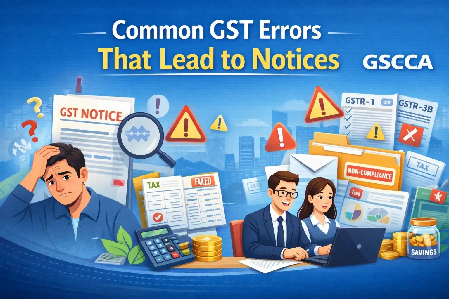 Common GST Errors That Lead to Notices GSCCA