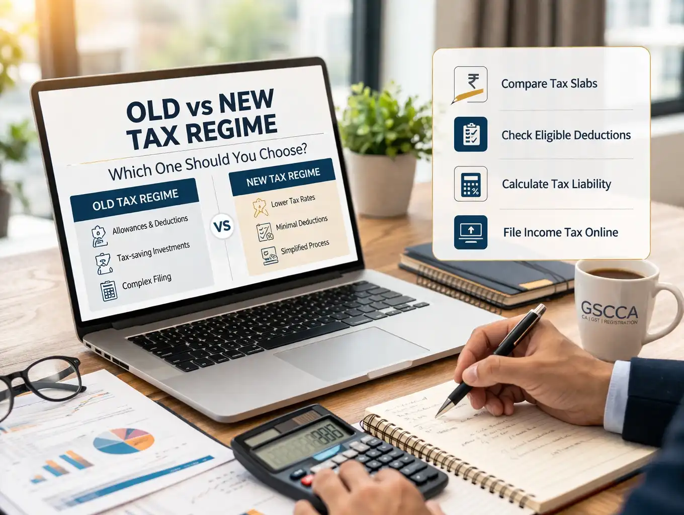 Old vs new tax regime India