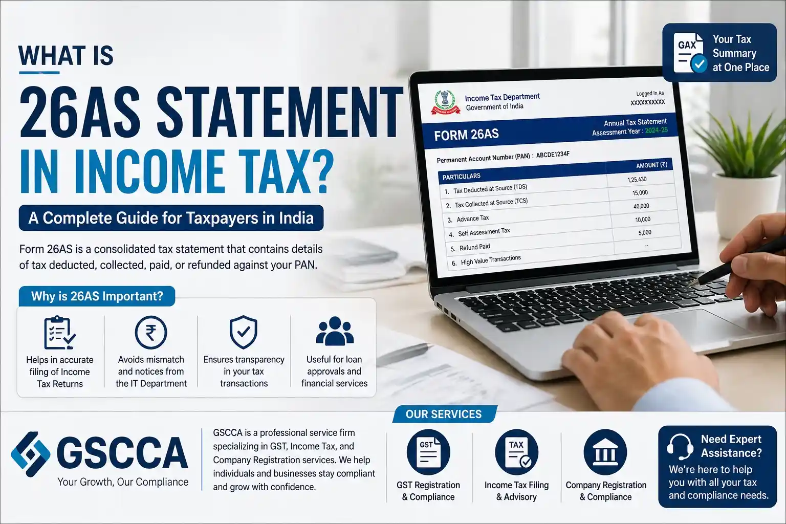 26AS Statement in Income Tax