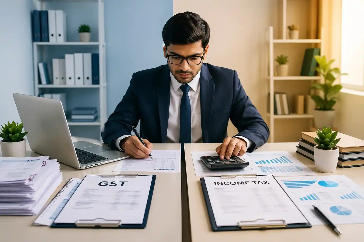 GST vs Income Tax practice CA