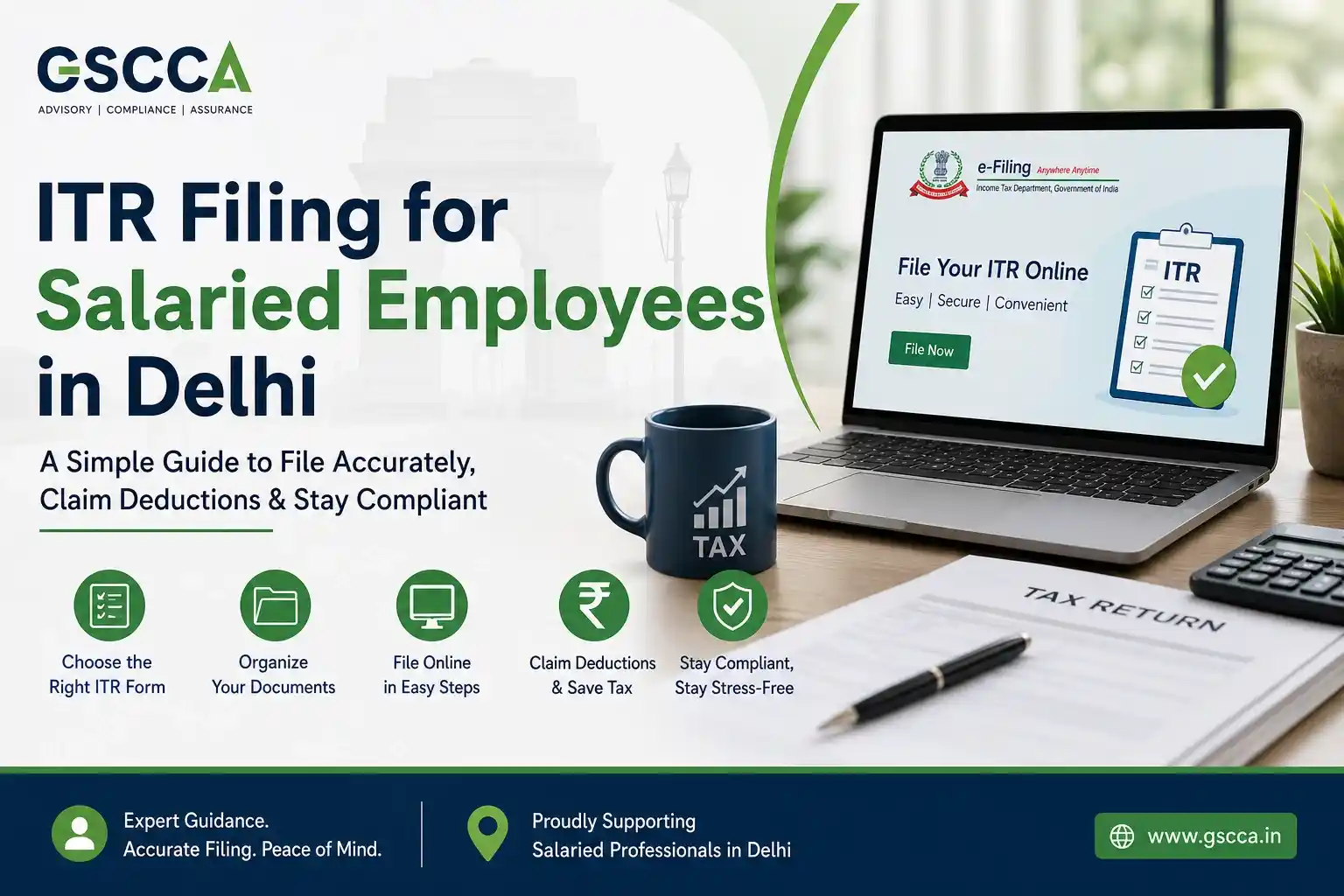 ITR for Salaried Employees in Delhi