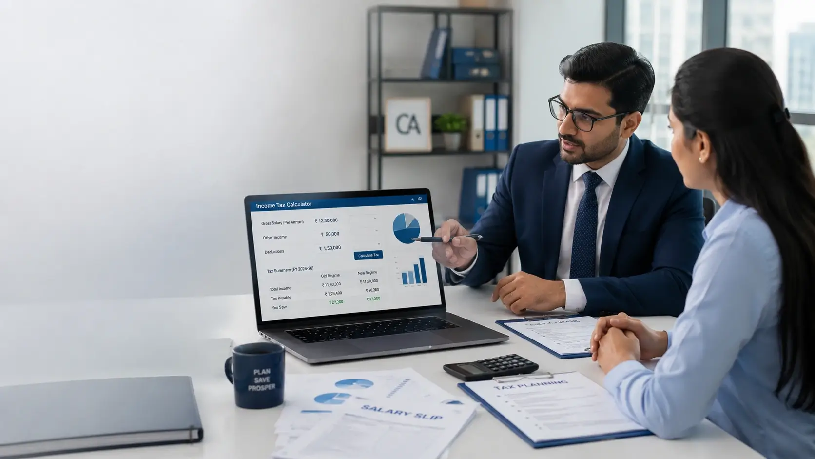 new tax regime calculator for salaried employees