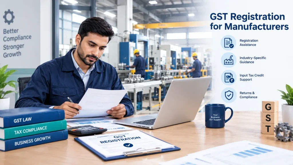 GST Registration for Manufacturers